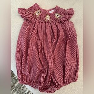 Adorable Red Gingham Kids Casual Dress